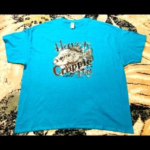 Have a crappie Day! 3X fishing tshirt! 🎣 NWOT